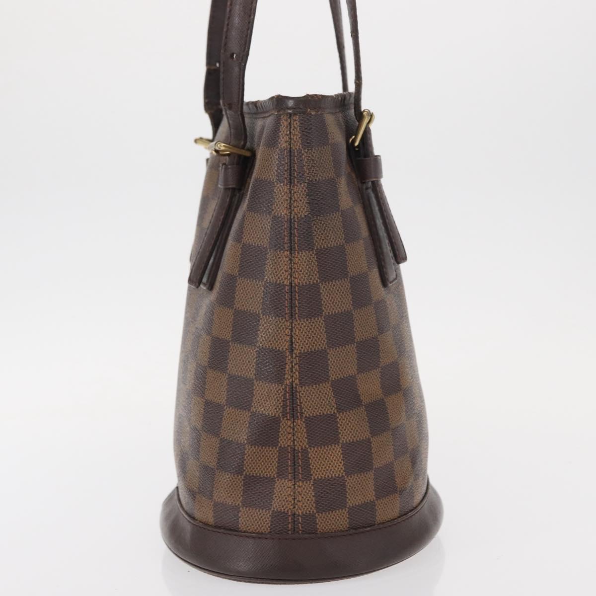 LOUIS VUITTON Damier Ebene Marais Shoulder Bag N42240 LV Auth BA8575