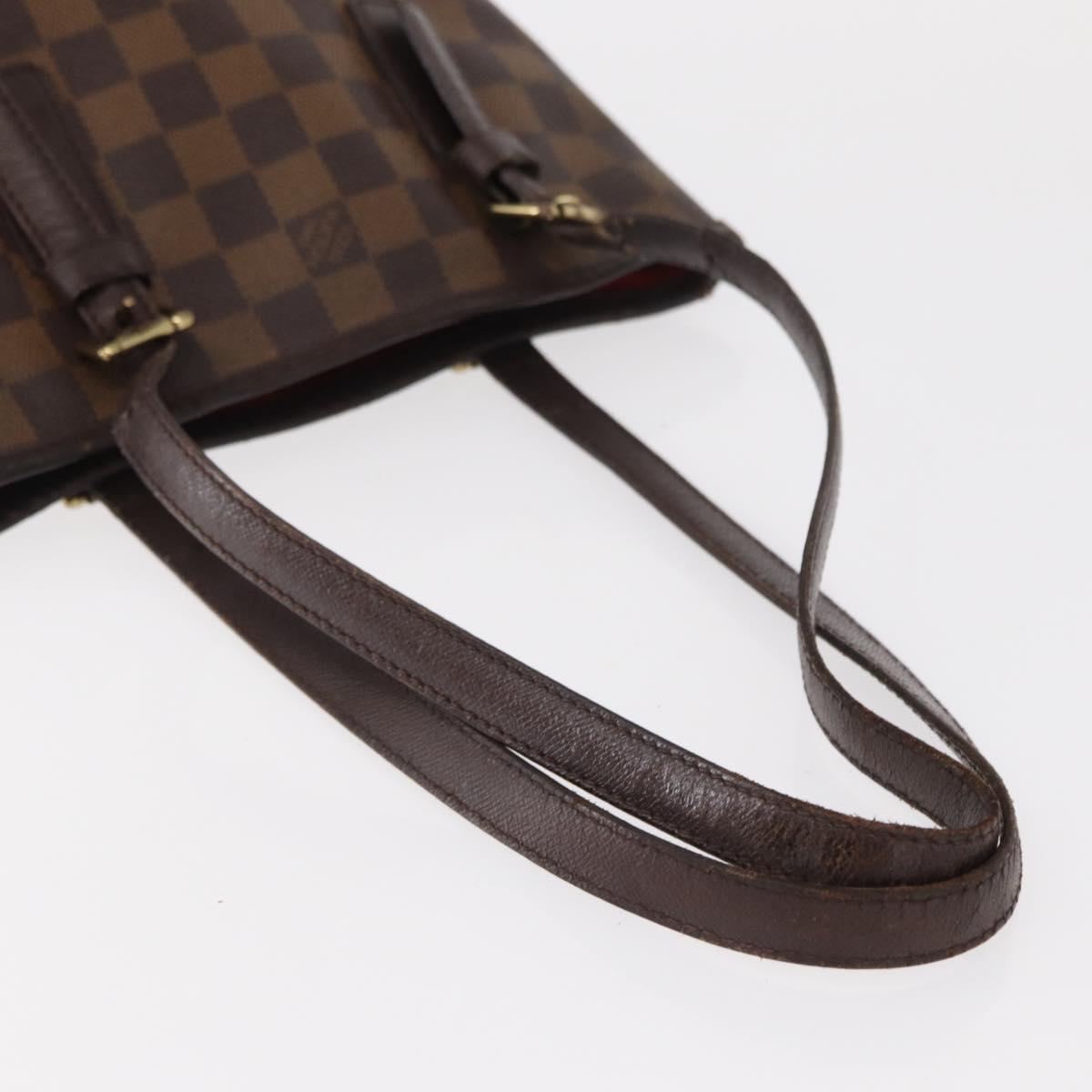 LOUIS VUITTON Damier Ebene Marais Shoulder Bag N42240 LV Auth BA8575