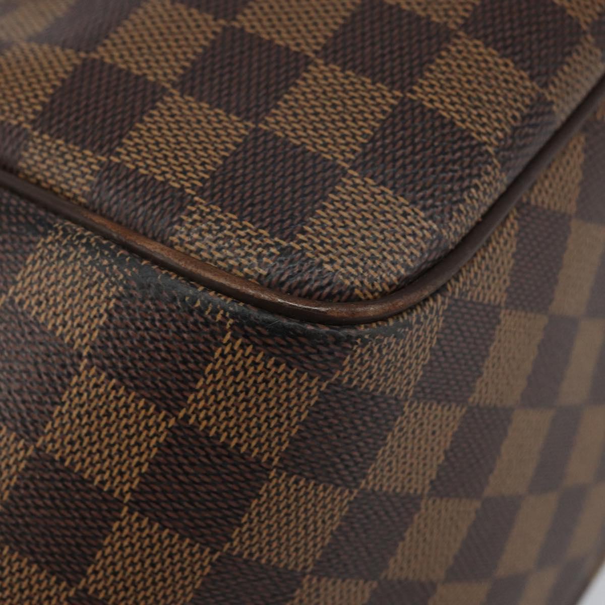 LOUIS VUITTON Damier Ebene Belem MM Shoulder Bag N51174 LV Auth BA8577