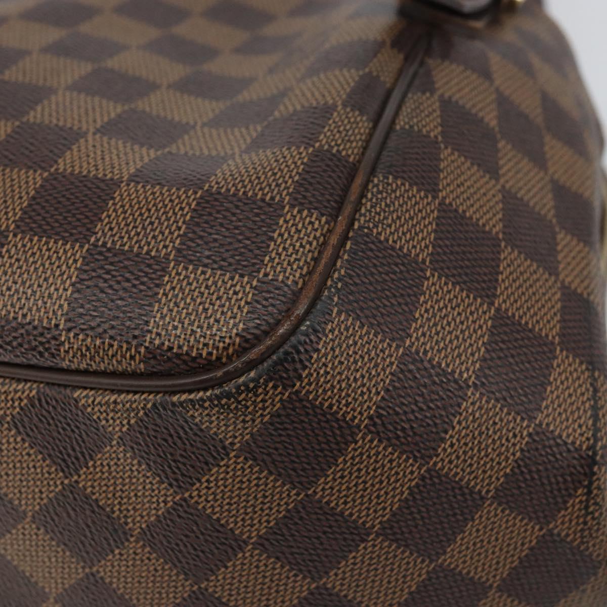 LOUIS VUITTON Damier Ebene Belem MM Shoulder Bag N51174 LV Auth BA8577