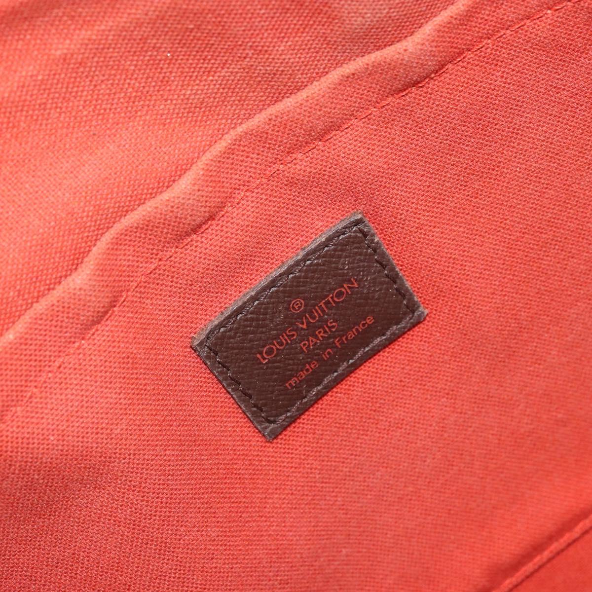 LOUIS VUITTON Damier Ebene Belem MM Shoulder Bag N51174 LV Auth BA8577