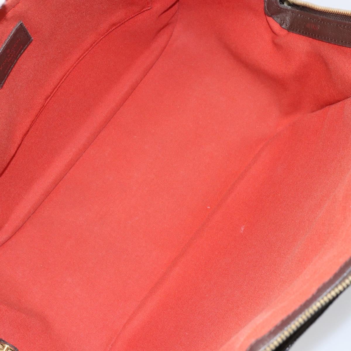 LOUIS VUITTON Damier Ebene Belem MM Shoulder Bag N51174 LV Auth BA8577