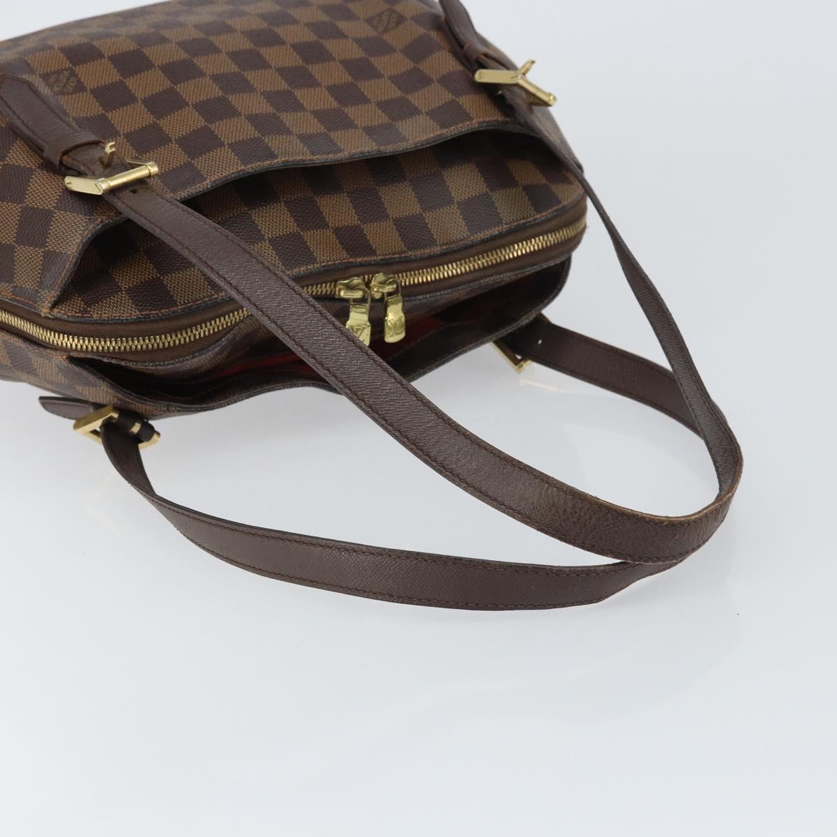 LOUIS VUITTON Damier Ebene Belem MM Shoulder Bag N51174 LV Auth BA8577