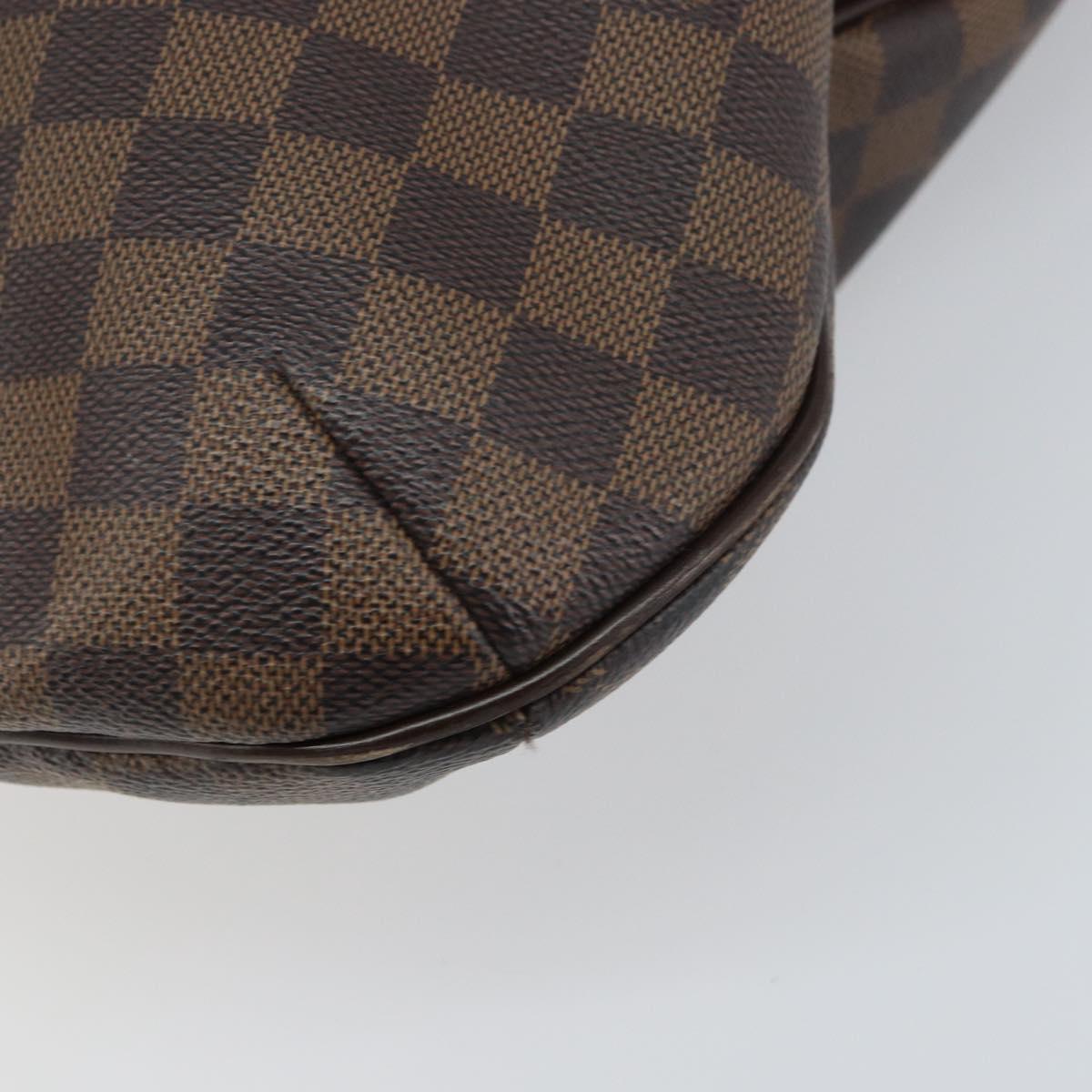 LOUIS VUITTON Damier Ebene Bloomsbury GM Shoulder Bag N42250 LV Auth BA8578