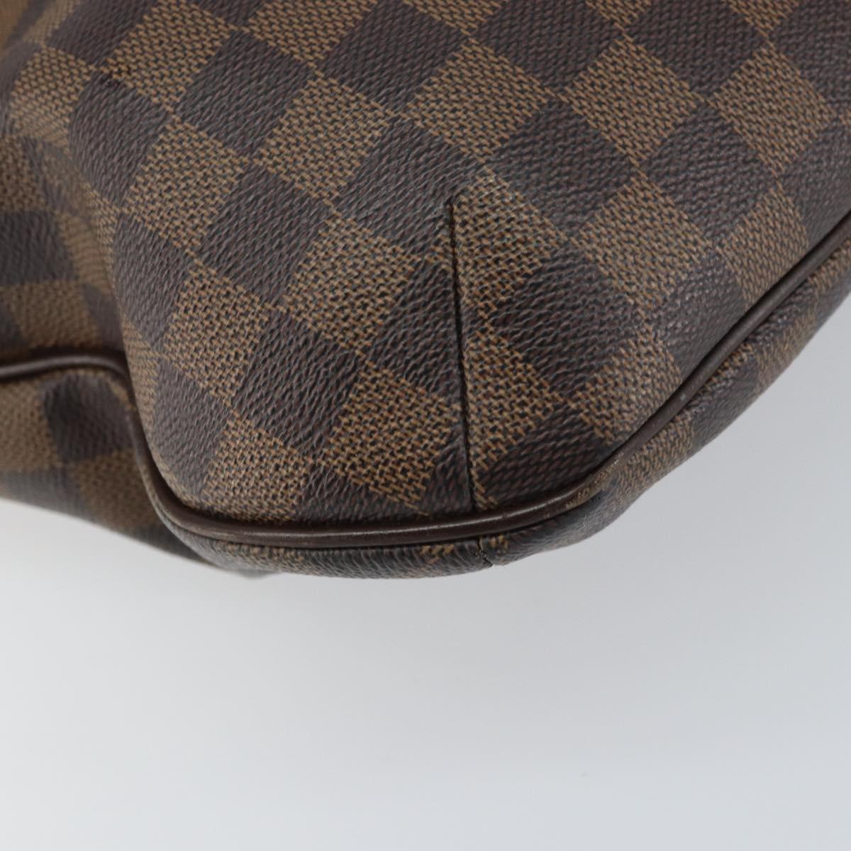 LOUIS VUITTON Damier Ebene Bloomsbury GM Shoulder Bag N42250 LV Auth BA8578