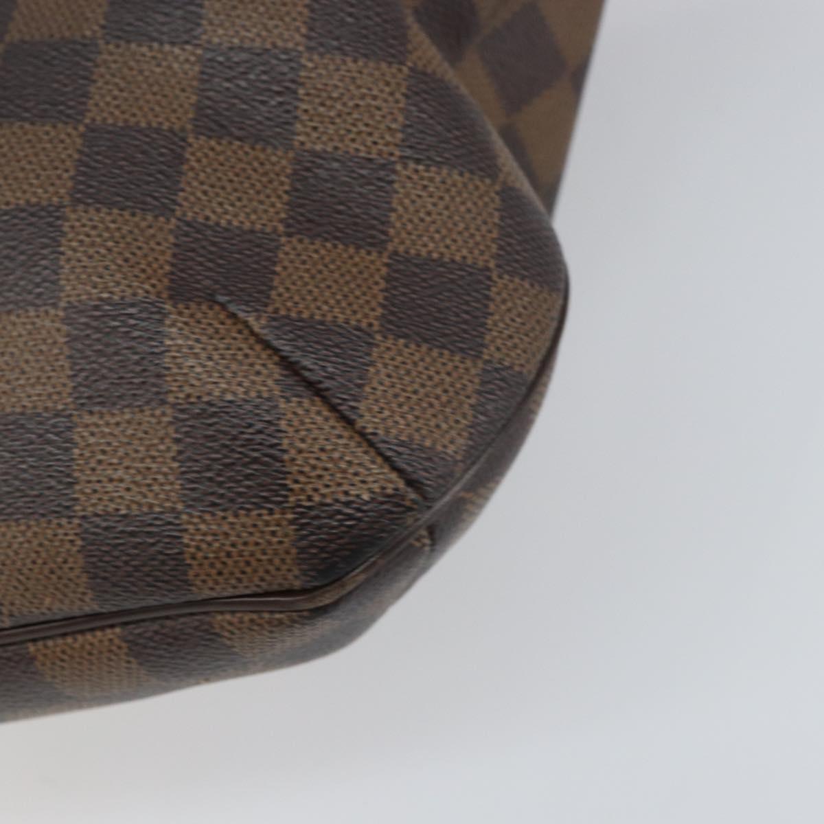 LOUIS VUITTON Damier Ebene Bloomsbury GM Shoulder Bag N42250 LV Auth BA8578