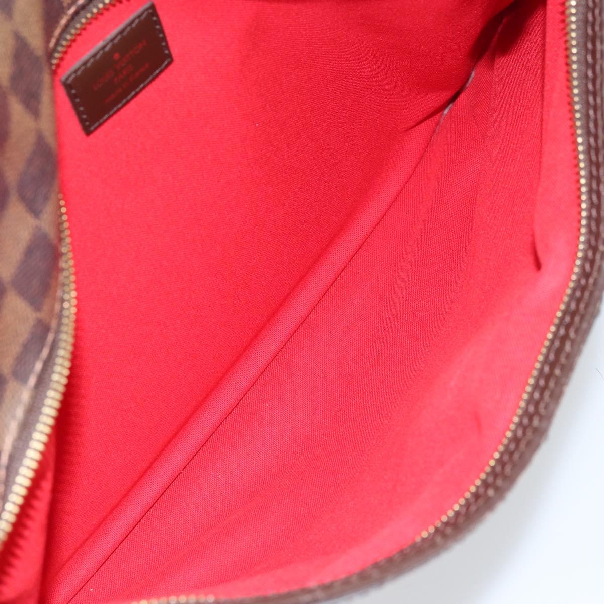 LOUIS VUITTON Damier Ebene Bloomsbury GM Shoulder Bag N42250 LV Auth BA8578