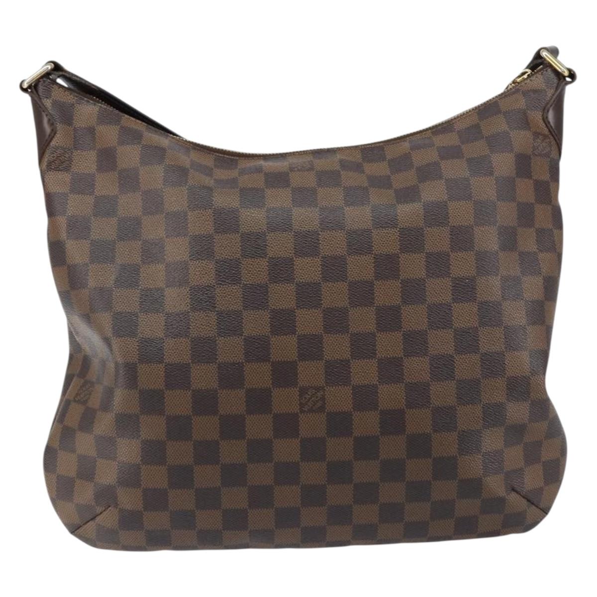 LOUIS VUITTON Damier Ebene Bloomsbury GM Shoulder Bag N42250 LV Auth BA8578