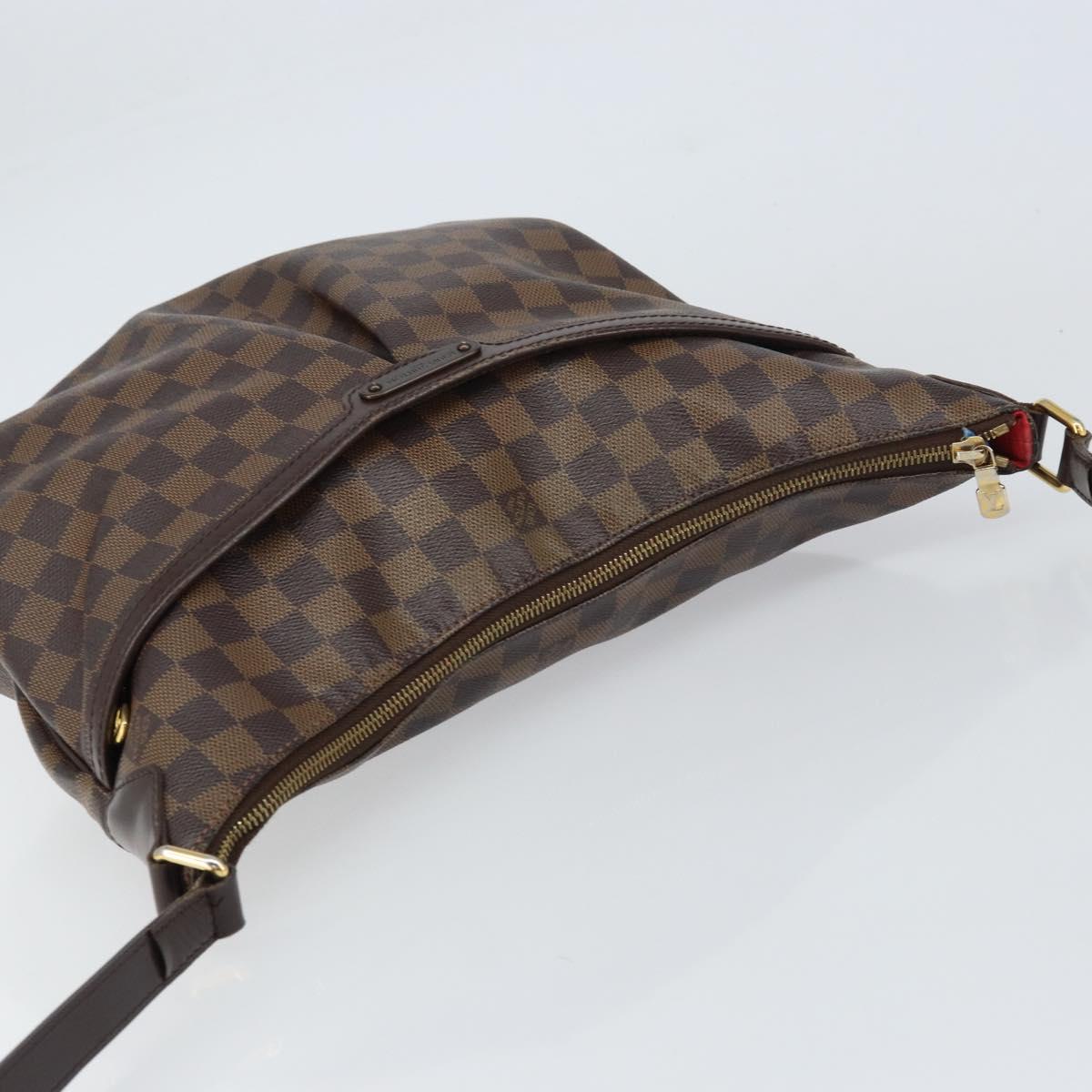LOUIS VUITTON Damier Ebene Bloomsbury GM Shoulder Bag N42250 LV Auth BA8578