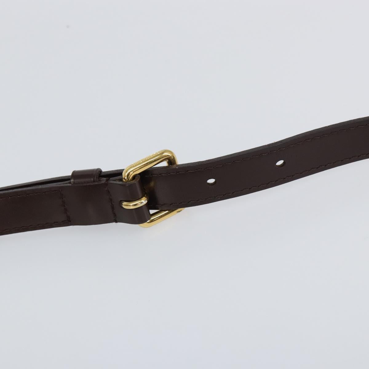 LOUIS VUITTON Damier Ebene Bloomsbury GM Shoulder Bag N42250 LV Auth BA8578