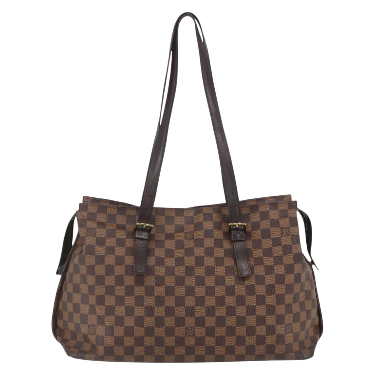 LOUIS VUITTON Damier Ebene Chelsea Tote Bag N51119 LV Auth BA8579