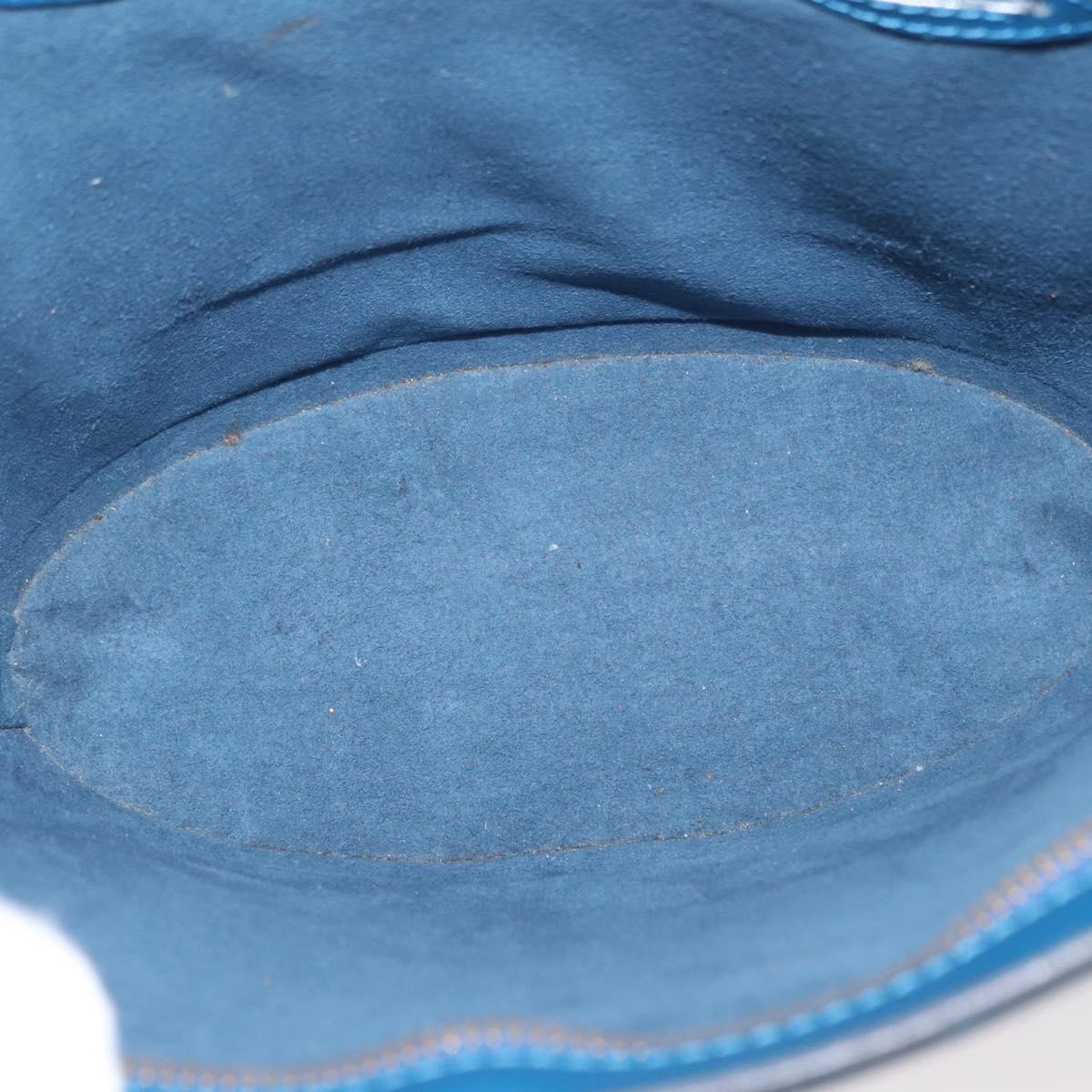 LOUIS VUITTON Epi Saint Jacques Poignees Long Bag Blue M52265 LV Auth BA8582