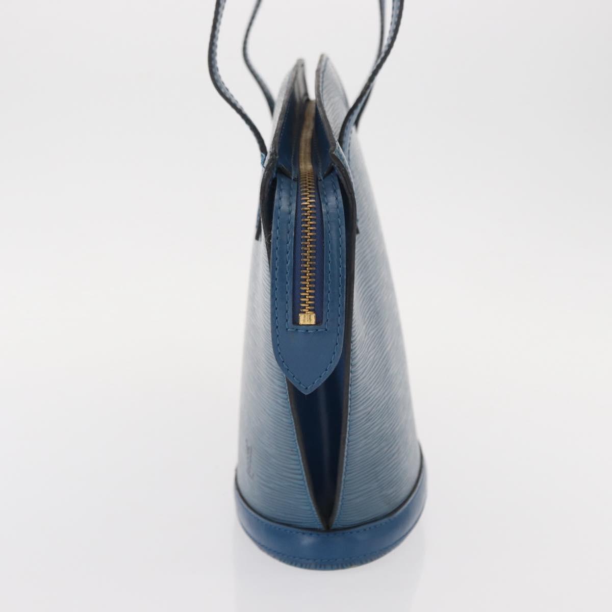 LOUIS VUITTON Epi Saint Jacques Poignees Long Bag Blue M52265 LV Auth BA8582