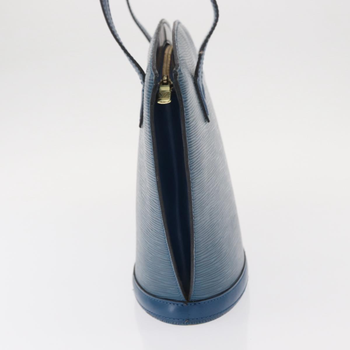 LOUIS VUITTON Epi Saint Jacques Poignees Long Bag Blue M52265 LV Auth BA8582