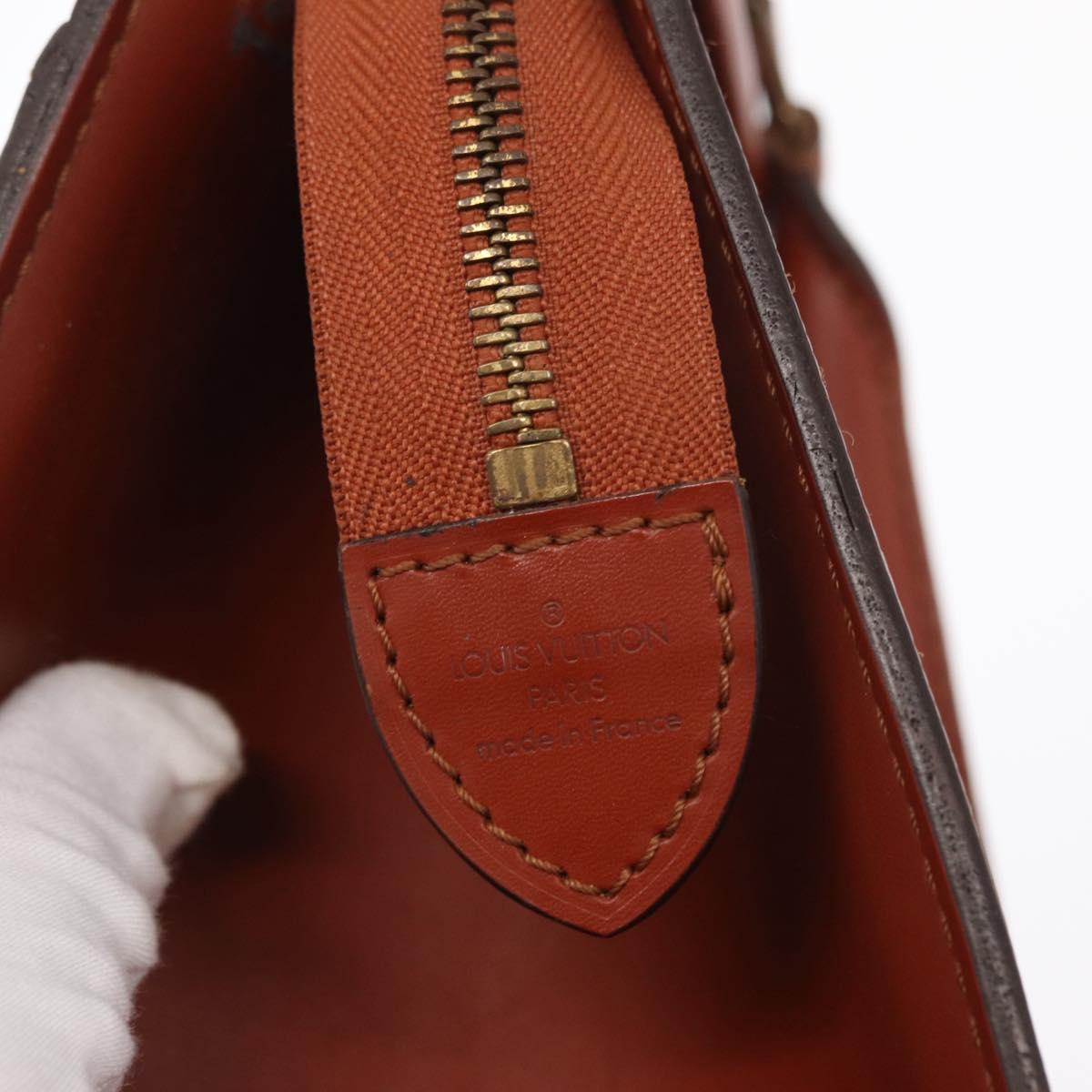 LOUIS VUITTON Epi Riviera Hand Bag Brown M48183 LV Auth BA8583