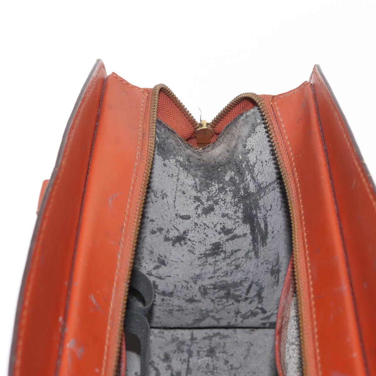 LOUIS VUITTON Epi Riviera Hand Bag Brown M48183 LV Auth BA8583