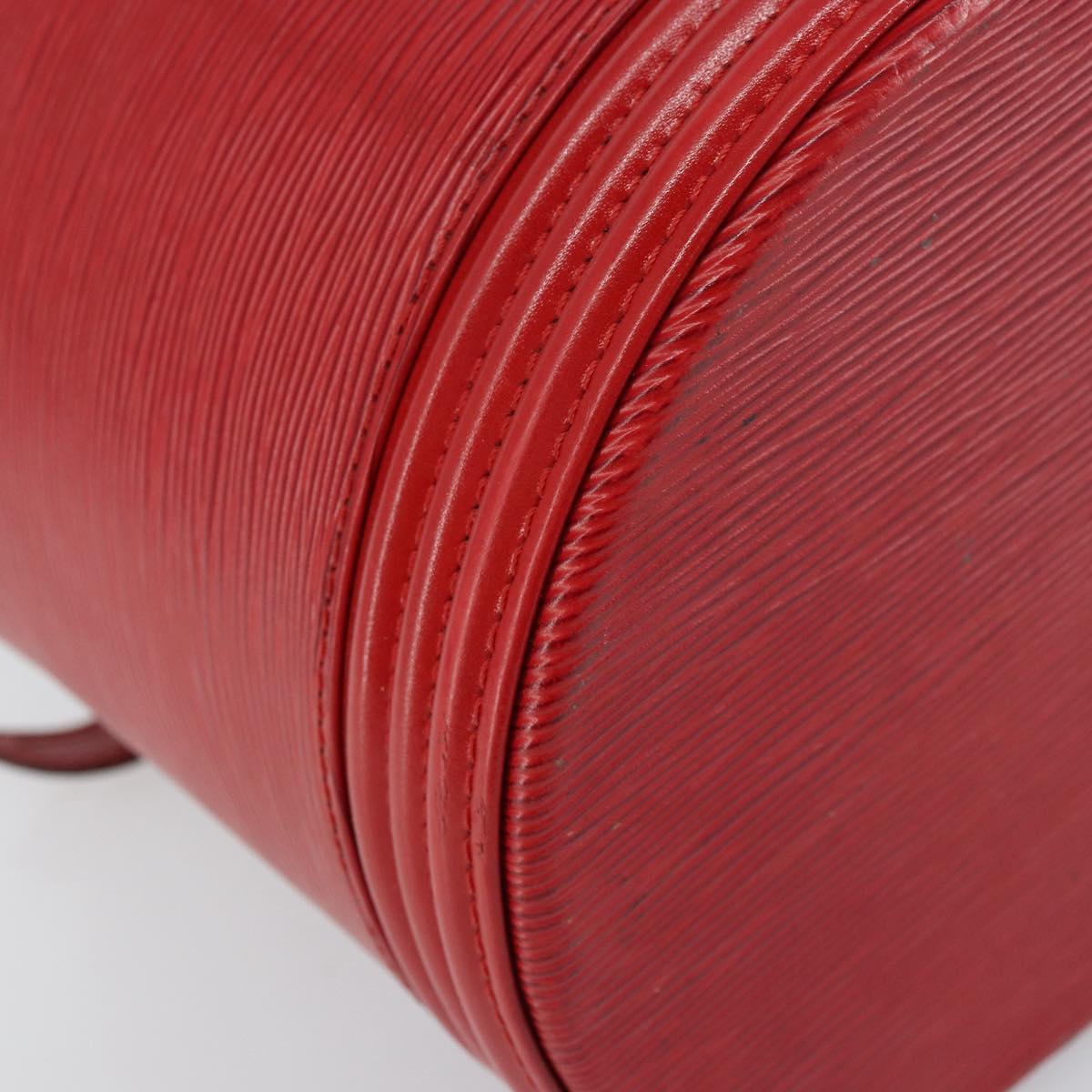 LOUIS VUITTON Epi Cannes Hand Bag Red M48037 LV Auth BA8584