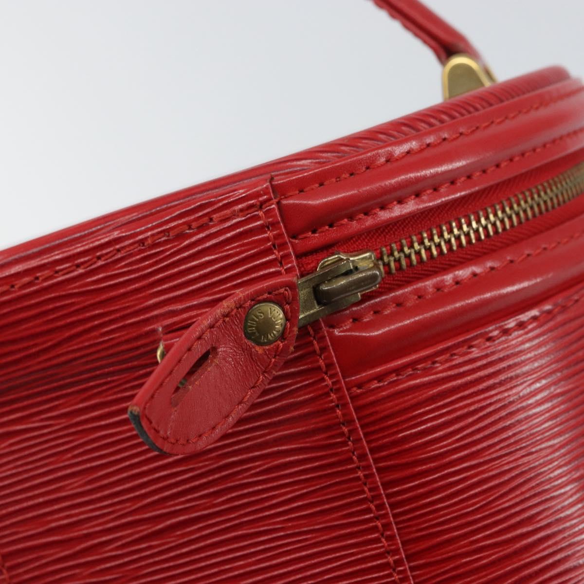LOUIS VUITTON Epi Cannes Hand Bag Red M48037 LV Auth BA8584
