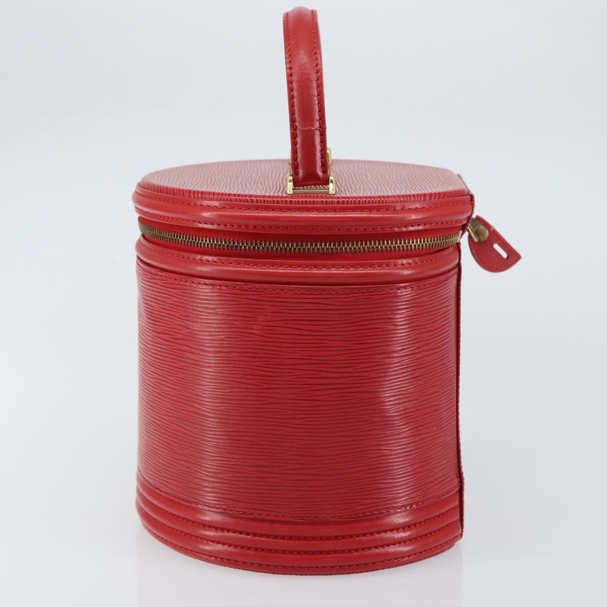 LOUIS VUITTON Epi Cannes Hand Bag Red M48037 LV Auth BA8584