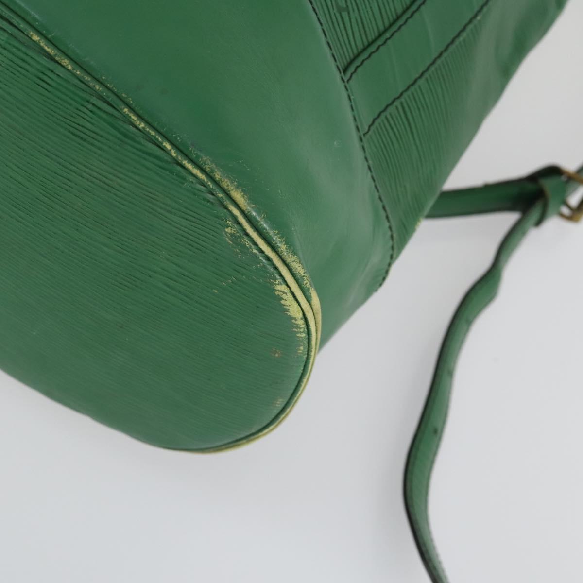 LOUIS VUITTON Epi Randonnee GM Shoulder Bag Green M43084 LV Auth BA8585