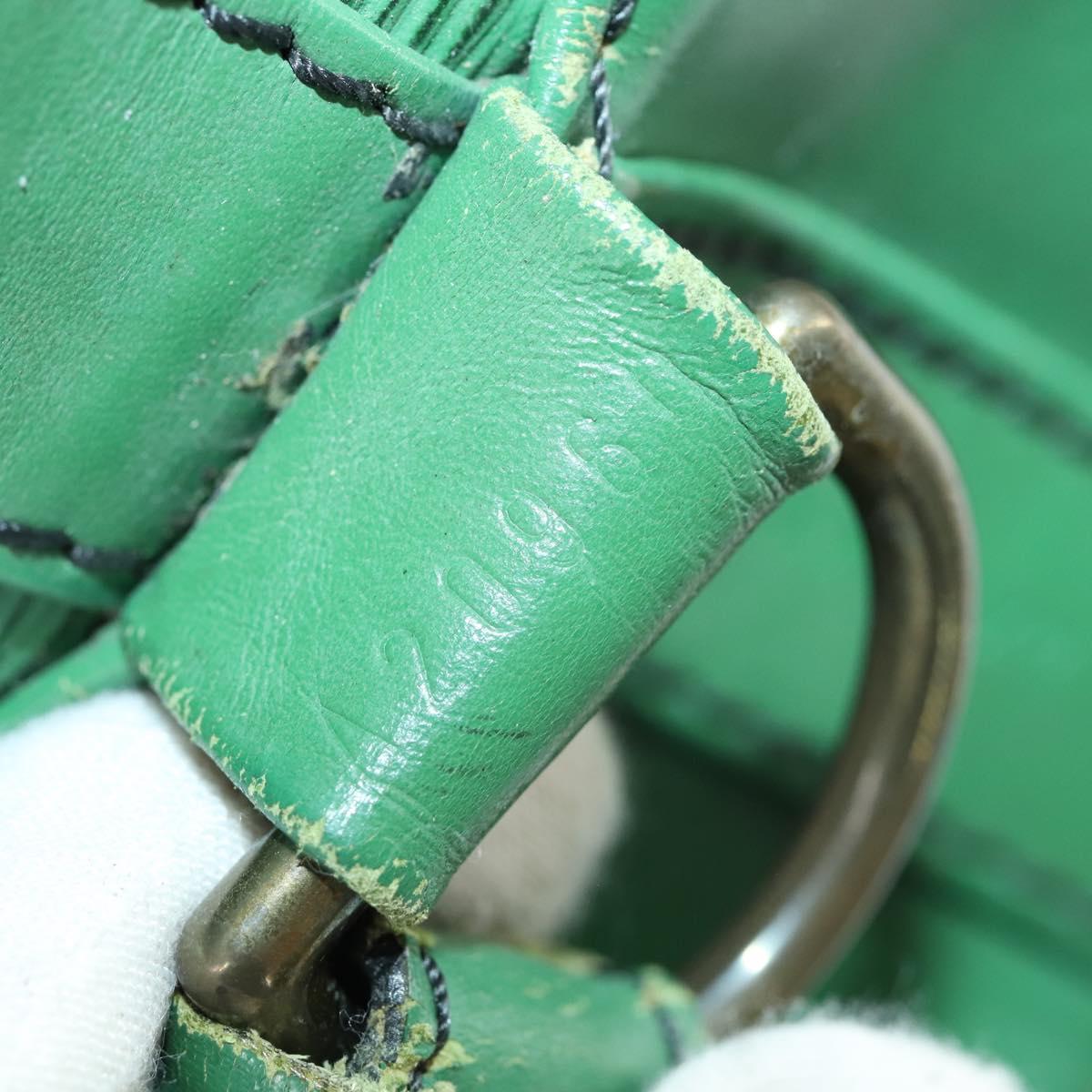 LOUIS VUITTON Epi Randonnee GM Shoulder Bag Green M43084 LV Auth BA8585