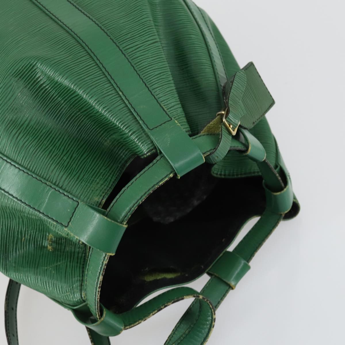 LOUIS VUITTON Epi Randonnee GM Shoulder Bag Green M43084 LV Auth BA8585