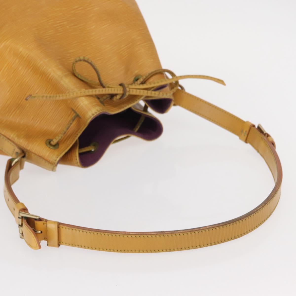 LOUIS VUITTON Epi Noe Shoulder Bag Tassili Yellow M44009 LV Auth BA8586