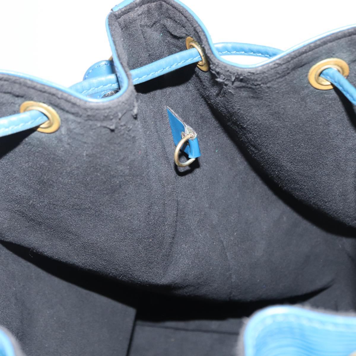 LOUIS VUITTON Epi Noe Shoulder Bag Toledo Blue M44005 LV Auth BA8587