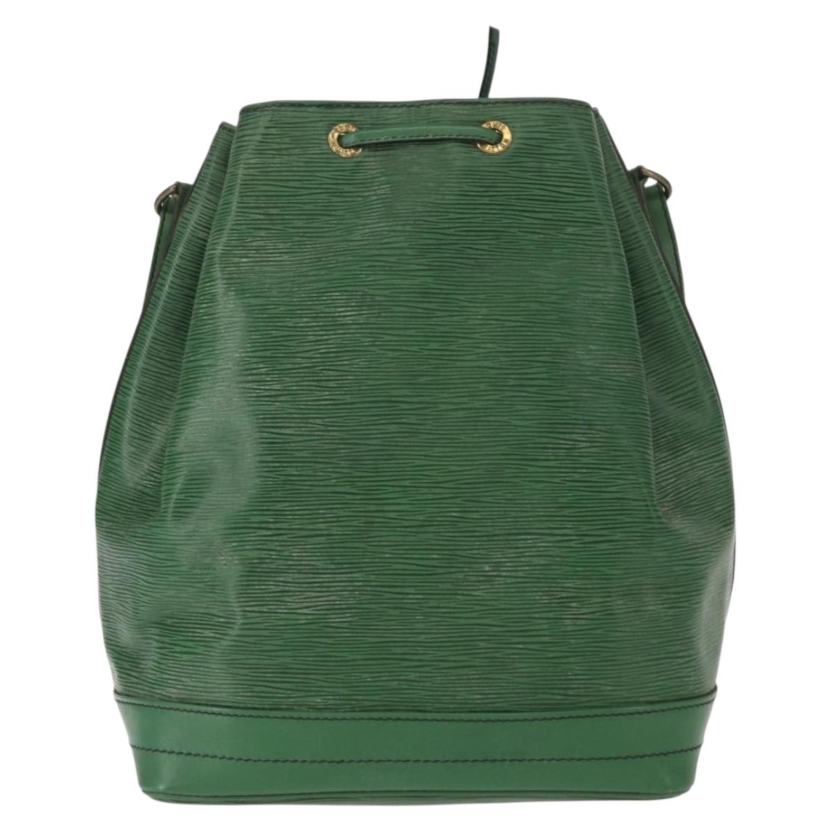 LOUIS VUITTON Epi Noe Shoulder Bag Green M44004 LV Auth BA8588