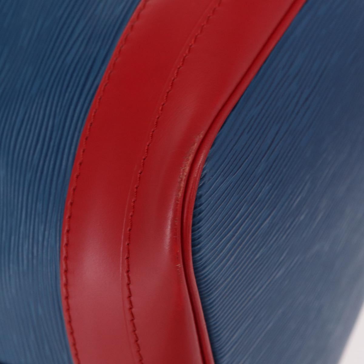 LOUIS VUITTON Epi Tricolor Noe Shoulder Bag Blue Red Green M44082 LV Auth BA8591