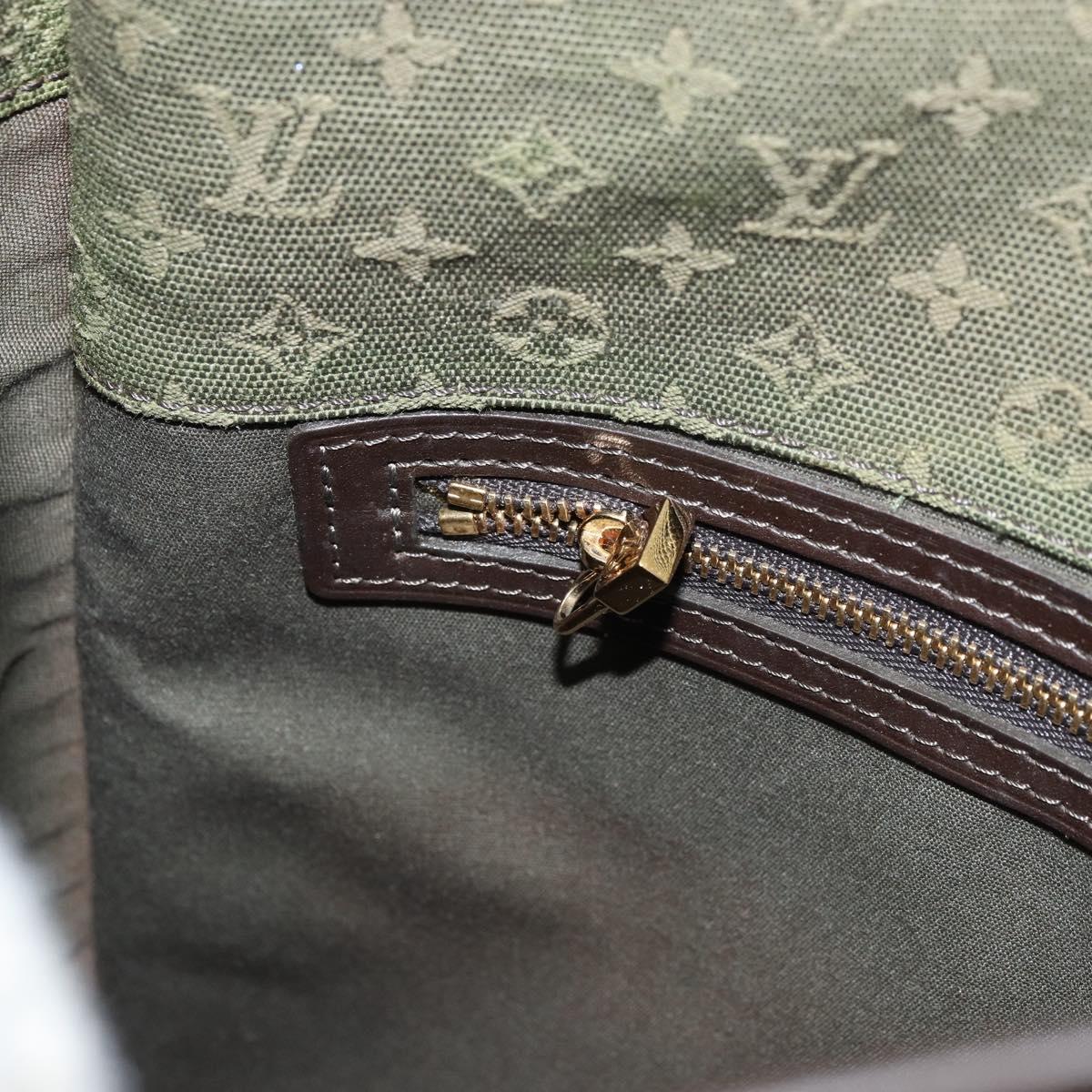 LOUIS VUITTON Monogram Mini Besace Mary Kate Bag TST Khaki M92322 LV Auth BA8594