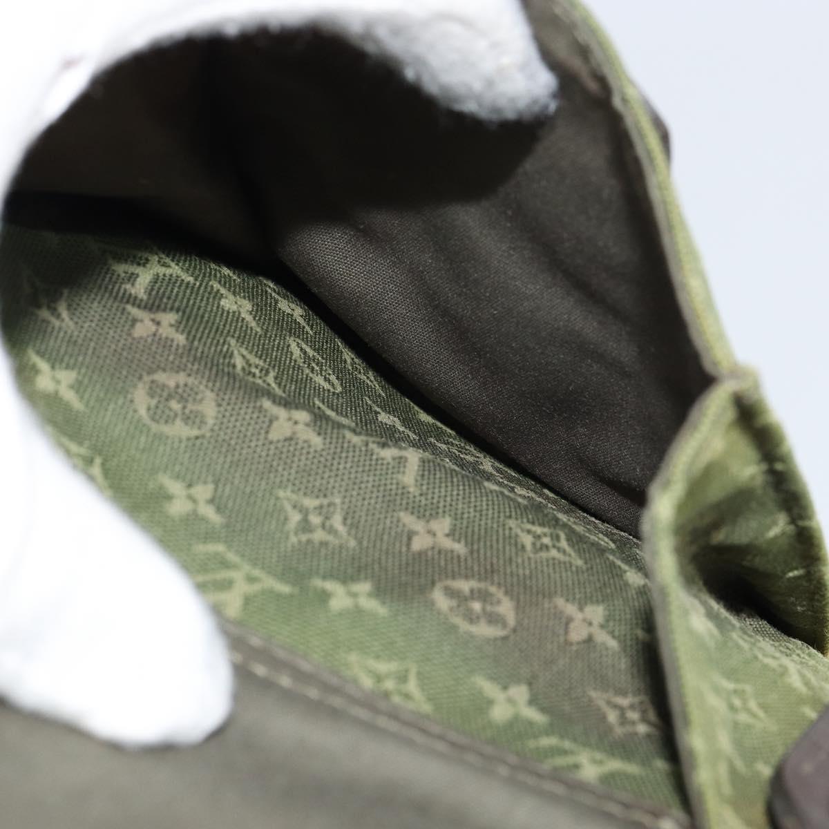 LOUIS VUITTON Monogram Mini Besace Mary Kate Bag TST Khaki M92322 LV Auth BA8594