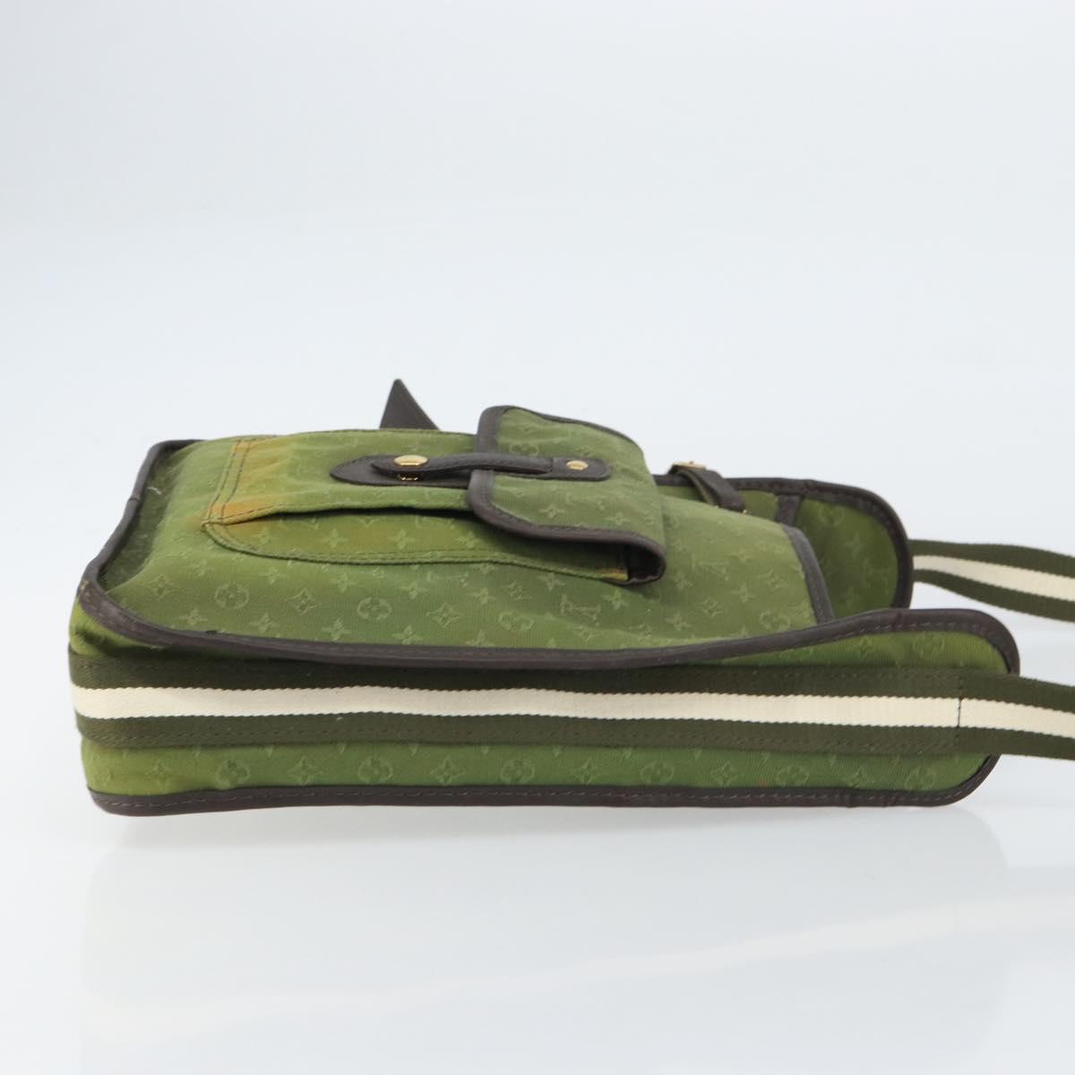 LOUIS VUITTON Monogram Mini Besace Mary Kate Bag TST Khaki M92322 LV Auth BA8594