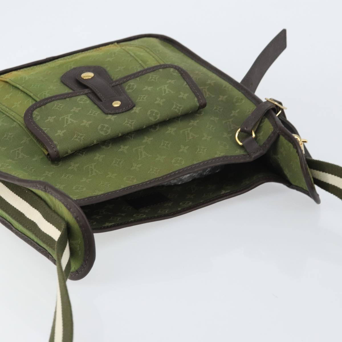 LOUIS VUITTON Monogram Mini Besace Mary Kate Bag TST Khaki M92322 LV Auth BA8594