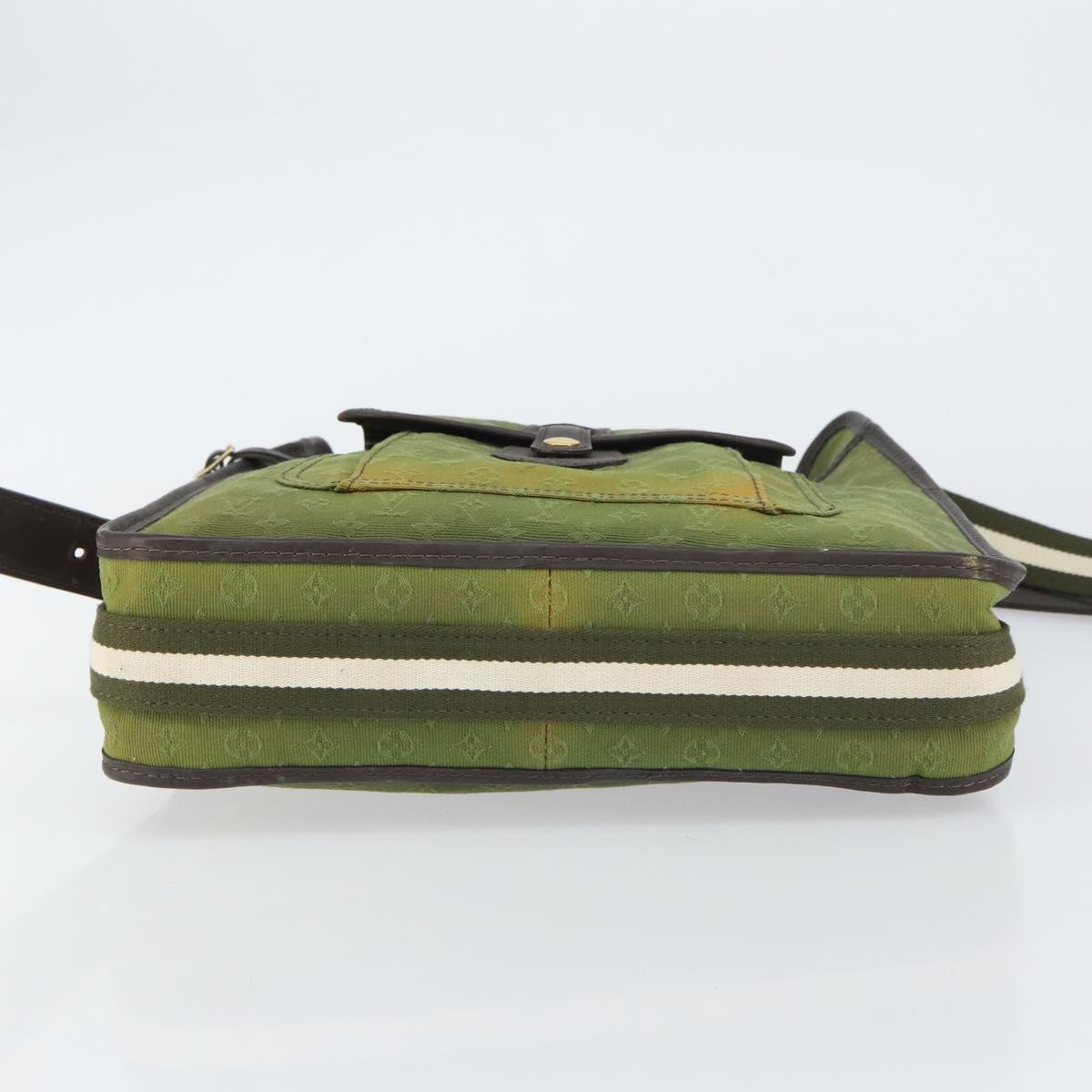 LOUIS VUITTON Monogram Mini Besace Mary Kate Bag TST Khaki M92322 LV Auth BA8594