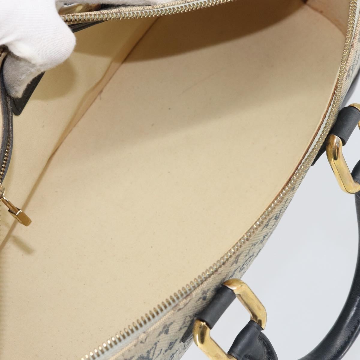 LOUIS VUITTON Monogram Mini Alma Ron Hand Bag Blue M92205 LV Auth BA8595