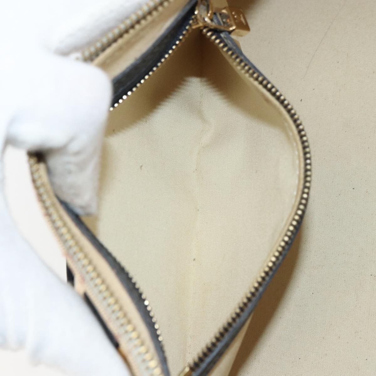 LOUIS VUITTON Monogram Mini Alma Ron Hand Bag Blue M92205 LV Auth BA8595