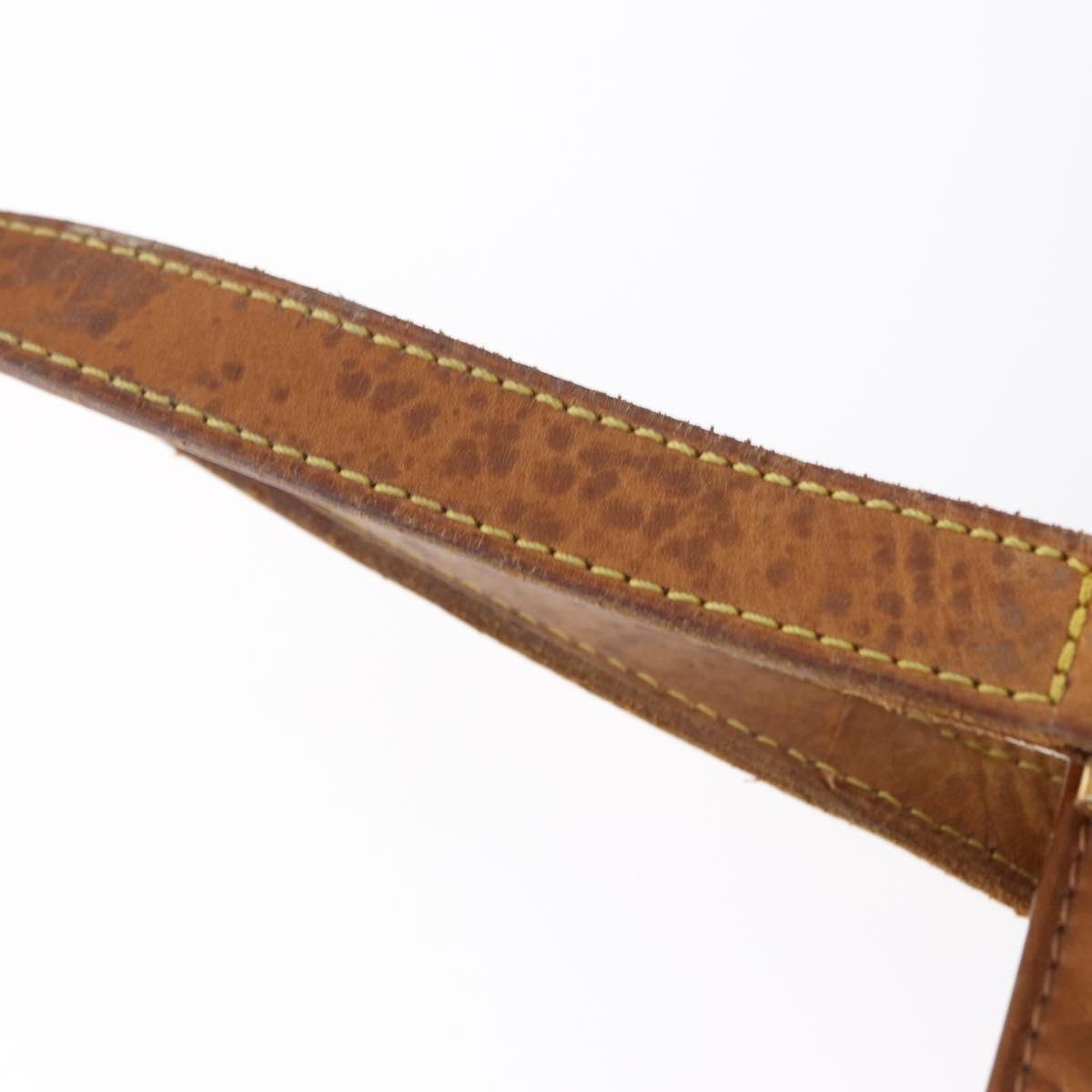 LOUIS VUITTON Monogram Vernis Houston Hand Bag Bronze M91122 LV Auth BA8602