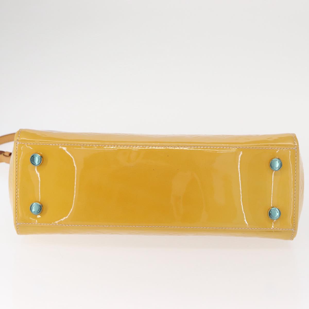 LOUIS VUITTON Vernis Blair MM Hand Bag 2way Rose Angelique M90068 LV Auth BA8604