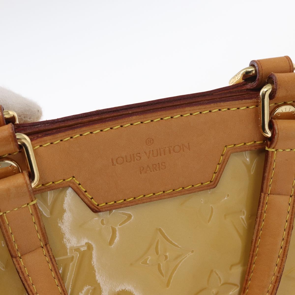 LOUIS VUITTON Vernis Blair MM Hand Bag 2way Rose Angelique M90068 LV Auth BA8604