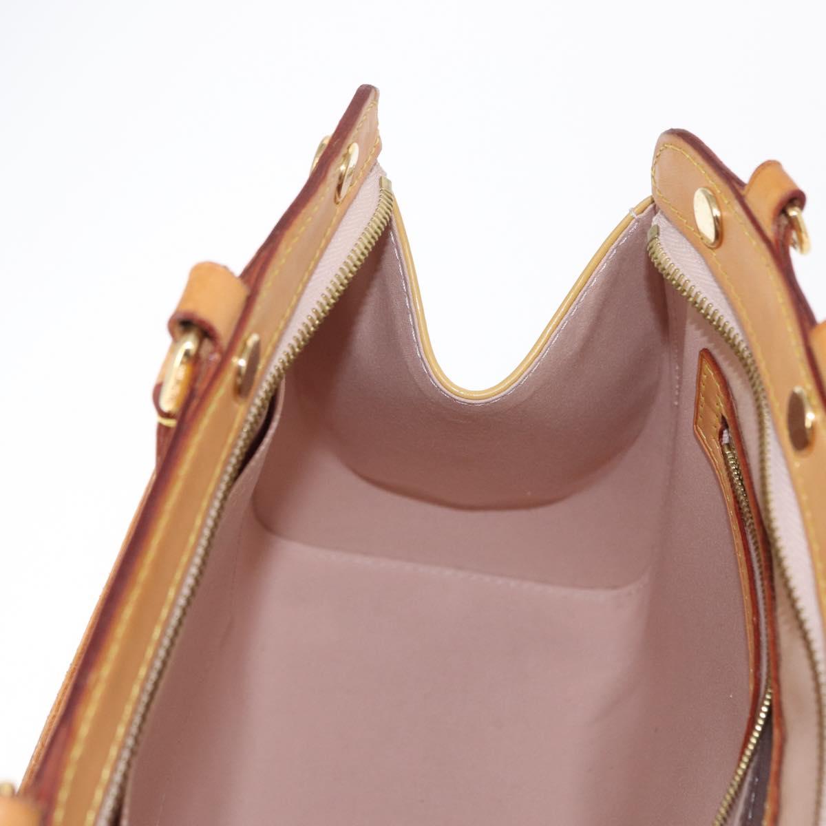 LOUIS VUITTON Vernis Blair MM Hand Bag 2way Rose Angelique M90068 LV Auth BA8604