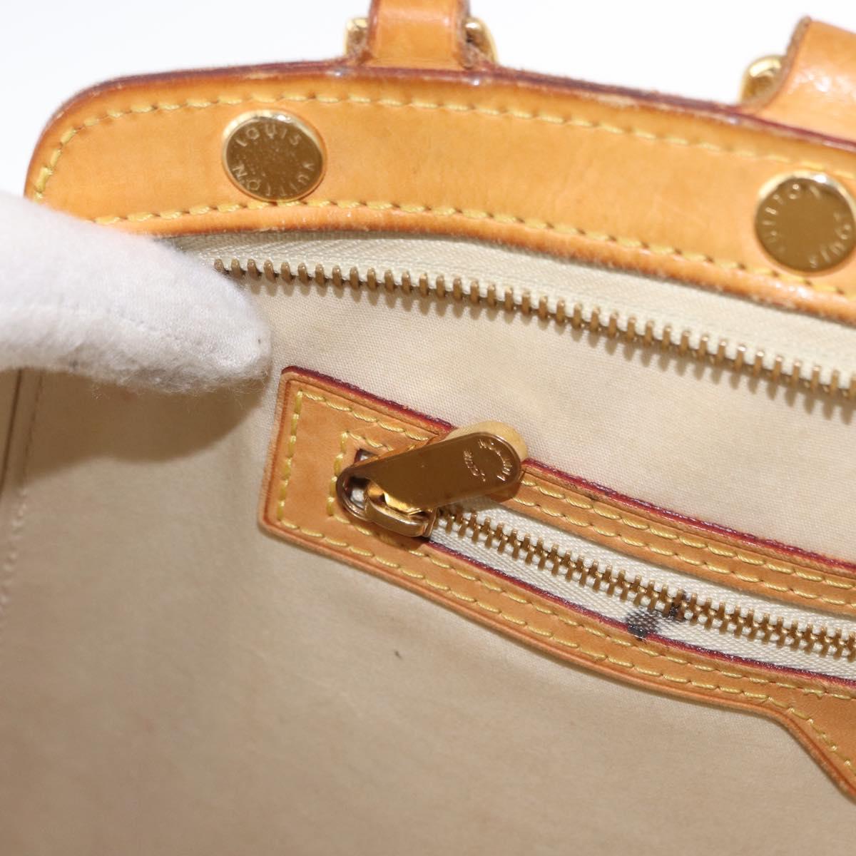 LOUIS VUITTON Monogram Vernis Blair MM Hand Bag 2way Citrin M90108 Auth BA8605