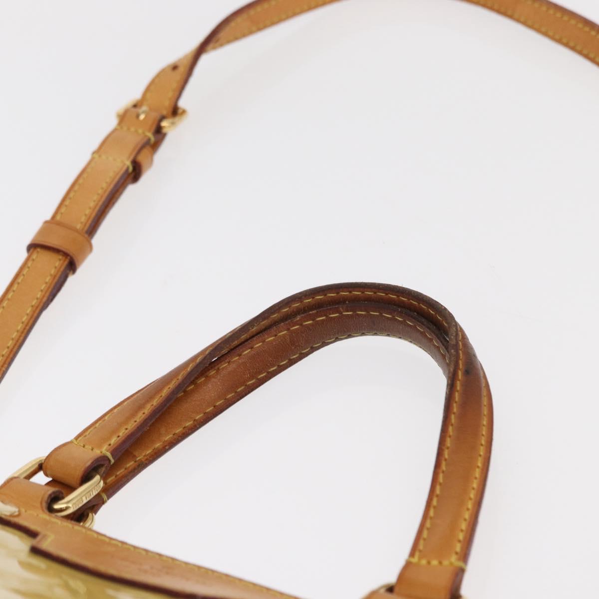 LOUIS VUITTON Monogram Vernis Blair MM Hand Bag 2way Citrin M90108 Auth BA8605