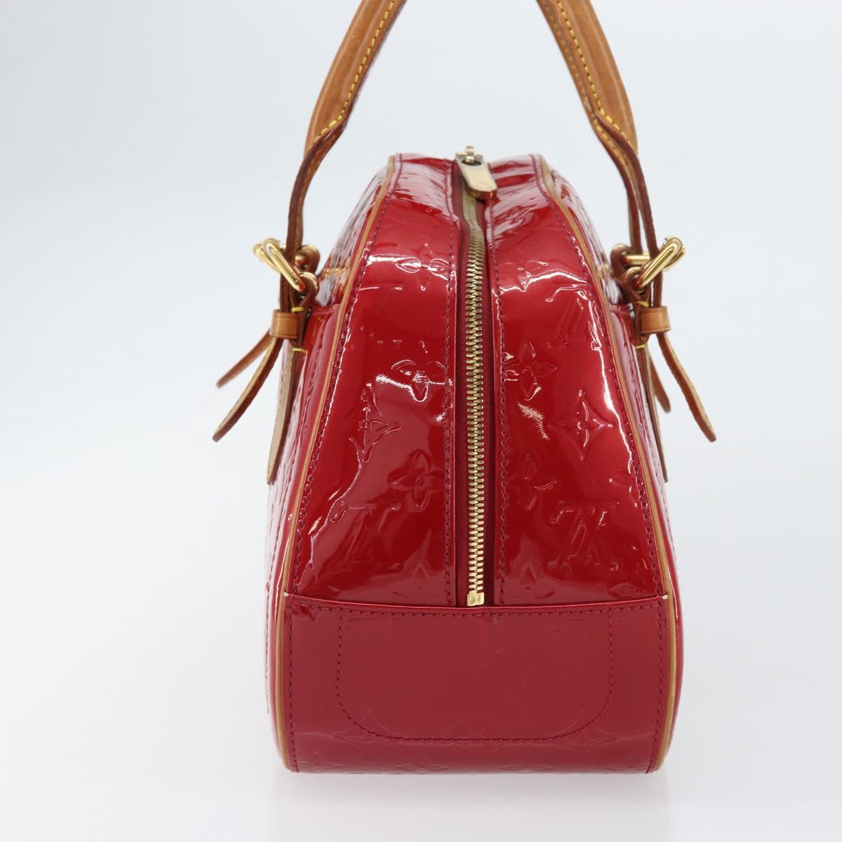 LOUIS VUITTON Monogram Vernis Summit Drive Bag Pomme D'amour M93513 Auth BA8607