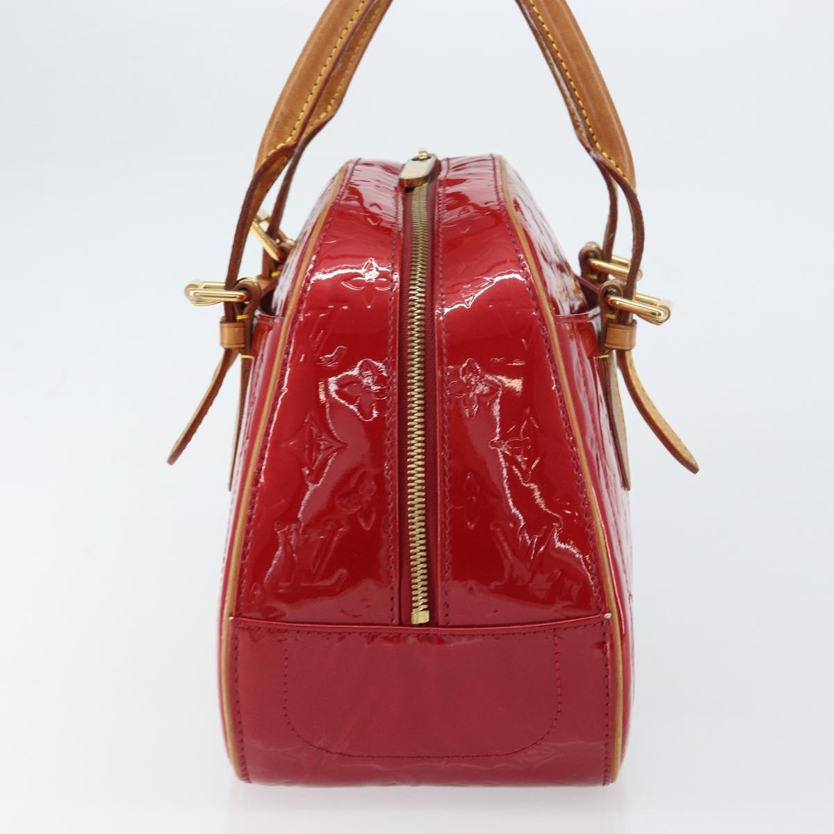 LOUIS VUITTON Monogram Vernis Summit Drive Bag Pomme D'amour M93513 Auth BA8607