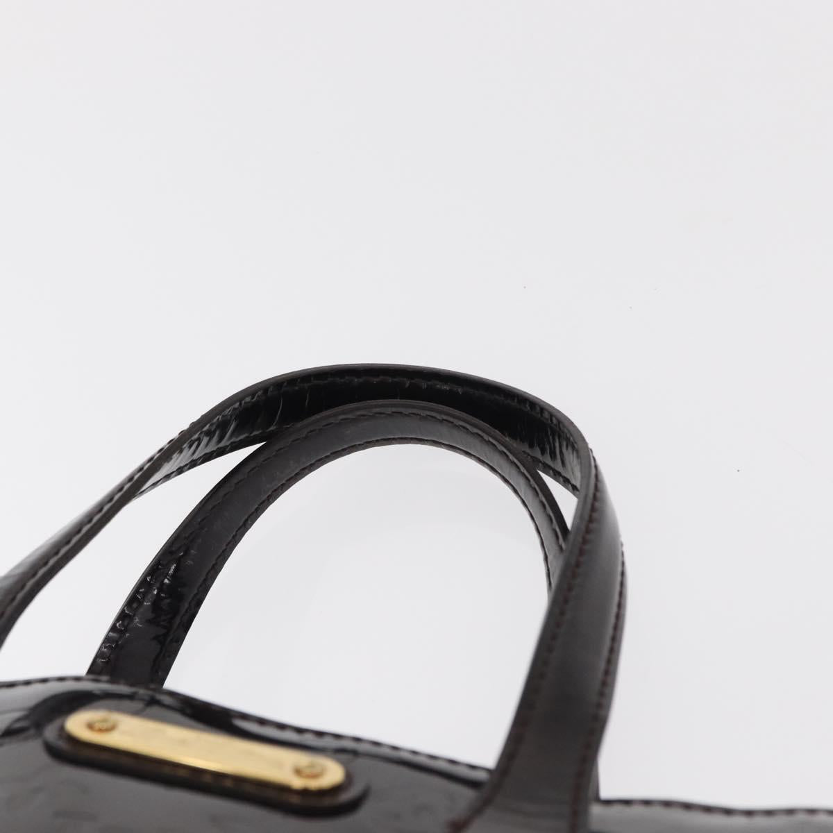 LOUIS VUITTON Monogram Vernis Wilshire PM Bag Amarante M93641 LV Auth BA8609