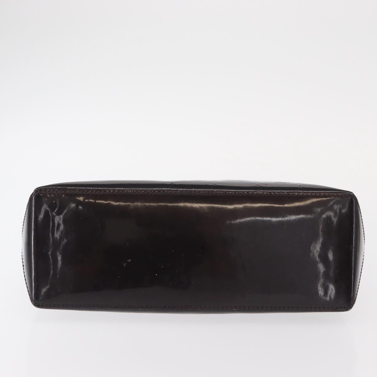 LOUIS VUITTON Monogram Vernis Wilshire PM Bag Amarante M93641 LV Auth BA8609