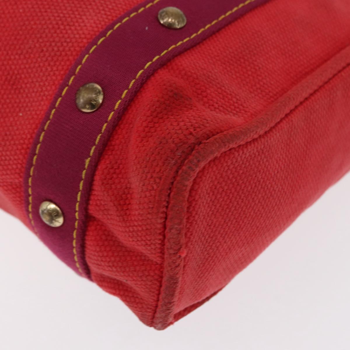 LOUIS VUITTON Antigua Cabas MM Tote Bag Red M40034 LV Auth BA8612