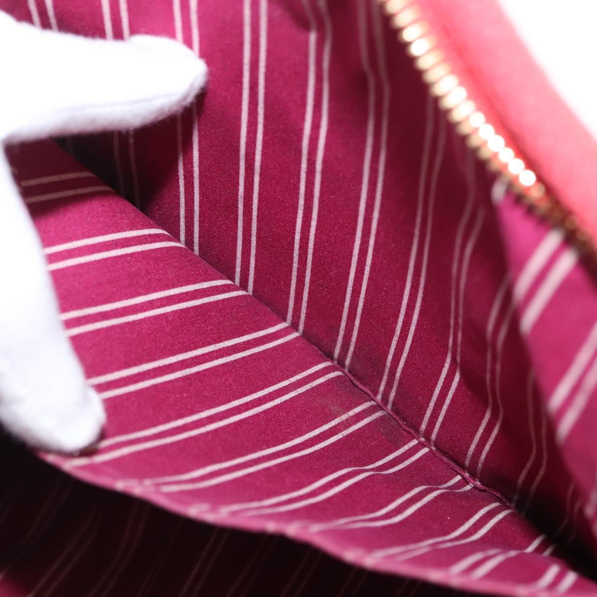 LOUIS VUITTON Antigua Cabas MM Tote Bag Red M40034 LV Auth BA8612