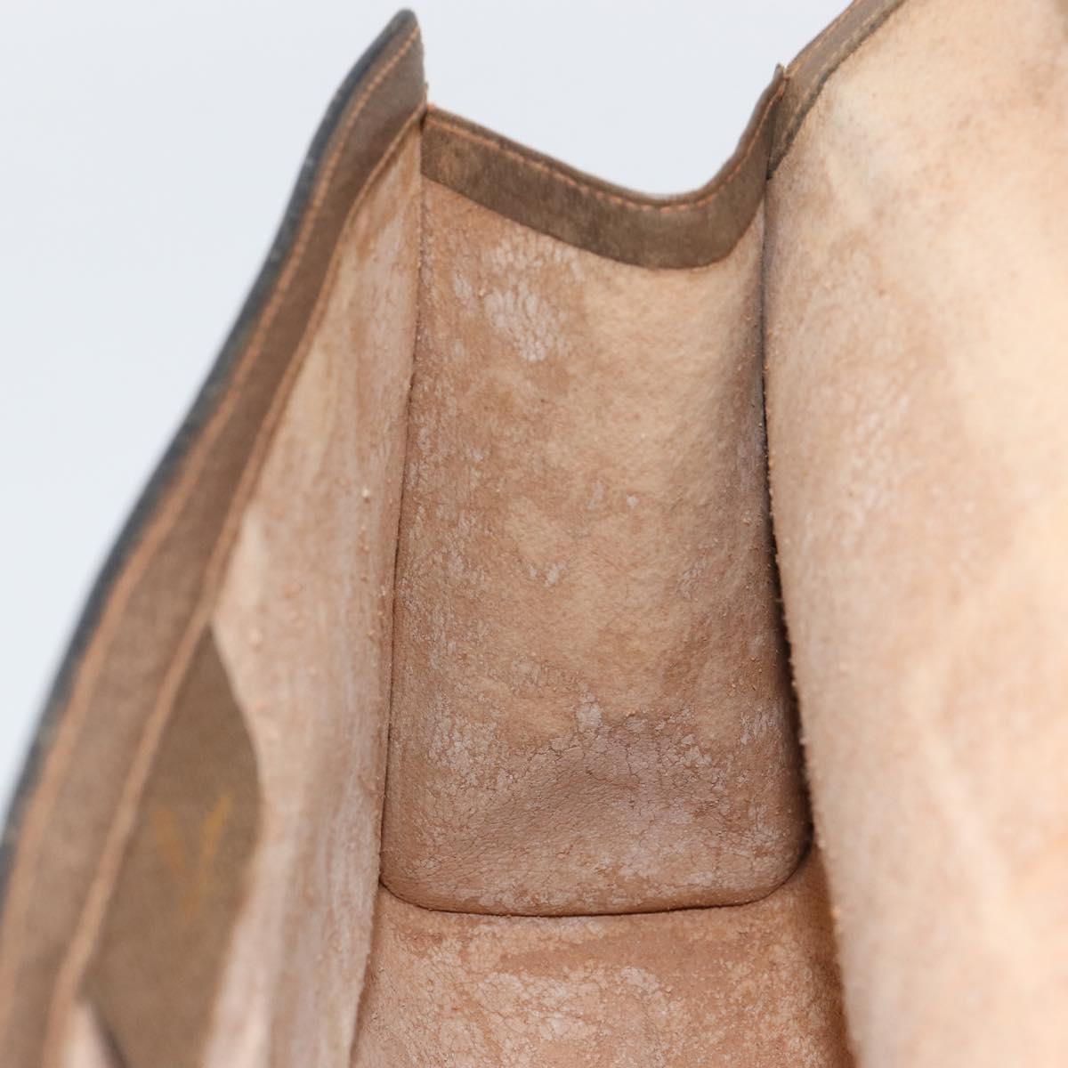 GUCCI GG Supreme Web Sherry Line Clutch Bag PVC Beige Red 89 01 007 Auth BA8613